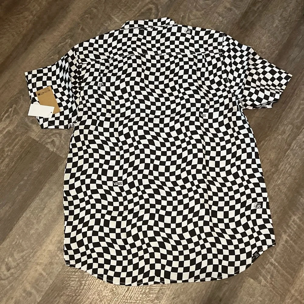 Vans Script Short Sleeve Woven Shirt-Size Large_2
